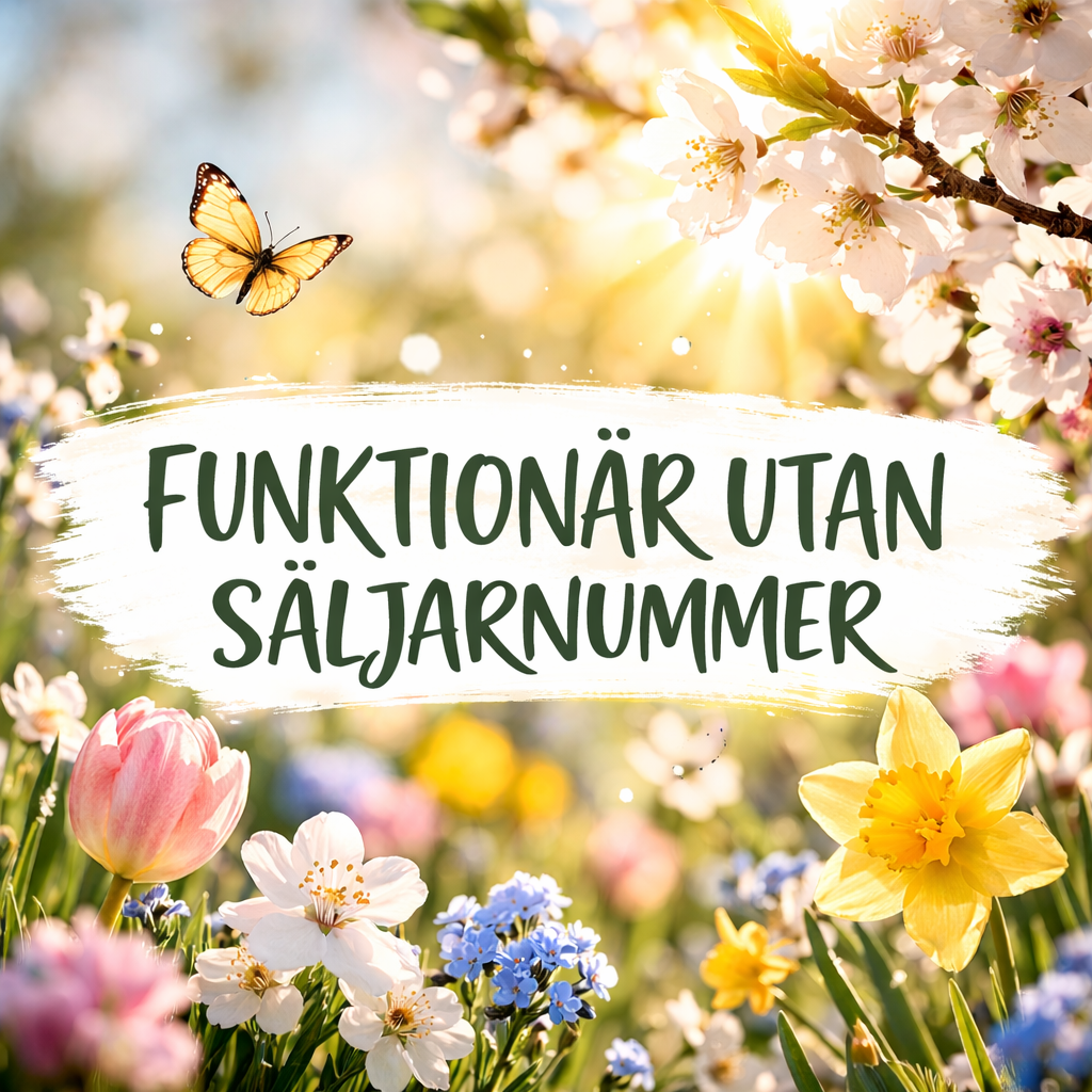 FUNKTIONÄR UTAN SÄLJARNUMMER